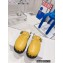 Dior Diorquake Clog in Calfskin and Shearling Yellow 2022