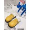 Dior Diorquake Clog in Calfskin and Shearling Yellow 2022