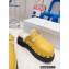 Dior Diorquake Clog in Calfskin and Shearling Yellow 2022