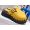 Dior Diorquake Clog in Calfskin Yellow 2022