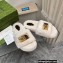 Gucci x The North Face shearling slides White 2022