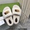 Gucci x The North Face shearling slides White 2022