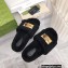 Gucci x The North Face shearling slides Black 2022