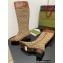 Gucci Logo buckle GG knee-high boots ‎678278 Beige 2022