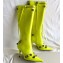 Balenciaga Arena lambskin Cagole Boots Neon Yellow 2022