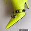 Balenciaga Arena lambskin Cagole Boots Neon Yellow 2022