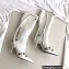 Balenciaga Arena lambskin Cagole Boots White 2022