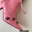 Balenciaga Arena lambskin Cagole Booties Pink 2022