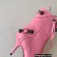 Balenciaga Arena lambskin Cagole Booties Pink 2022