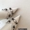 Balenciaga Arena lambskin Cagole Booties White 2022