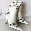 Balenciaga Arena lambskin Cagole Booties White 2022