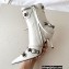 Balenciaga Arena lambskin Cagole Booties White 2022