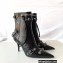 Balenciaga Arena lambskin Cagole Booties Black 2022