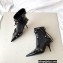 Balenciaga Arena lambskin Cagole Booties Black 2022