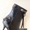 Balenciaga Arena lambskin Cagole Booties Black 2022