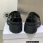 Dior Heel 5.5cm Brushed Calfskin Code Loafers Black 2022