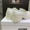 Dior Heel 5.5cm Brushed Calfskin Code Loafers White 2022