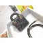Lady Dior Micro Bag in Multicolor Crystal Embroidery Dark Gray 2022