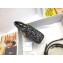 Lady Dior Micro Bag in Multicolor Crystal Embroidery Dark Gray 2022