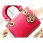 Lady Dior Mini Bag in Crystal Embroidery Red 2022