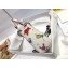 Lady Dior Mini Bag in Multicolor Dior Pixel Zodiac Printed Calfskin White 2022