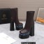 Versace Heel 15.5cm platform 6cm Aevitas Boots Coffee/Print 2022