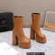 Versace Heel 15.5cm platform 6cm Aevitas Boots Brown 2022