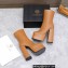 Versace Heel 15.5cm platform 6cm Aevitas Boots Brown 2022