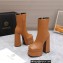 Versace Heel 15.5cm platform 6cm Aevitas Boots Brown 2022