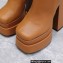 Versace Heel 15.5cm platform 6cm Aevitas Boots Brown 2022