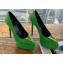 Versace Heel 15.5cm platform 1.5cm Virtus Pumps Green 2022