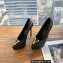 Versace Heel 15.5cm platform 1.5cm Virtus Pumps Black 2022