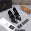 Versace Heel 15.5cm platform 1.5cm Virtus Pumps Patent Black 2022