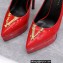 Versace Heel 15.5cm platform 1.5cm Virtus Pumps Patent Red 2022