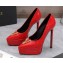Versace Heel 15.5cm platform 1.5cm Virtus Pumps Patent Red 2022