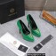 Versace Heel 15.5cm platform 1.5cm Virtus Pumps Patent Green 2022