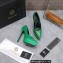 Versace Heel 15.5cm platform 1.5cm Virtus Pumps Patent Green 2022
