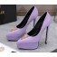 Versace Heel 15.5cm platform 1.5cm Virtus Pumps Patent Lavender 2022
