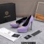 Versace Heel 15.5cm platform 1.5cm Virtus Pumps Patent Lavender 2022