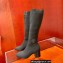 Hermes Fontaine 60 knit boots Top Quality Black