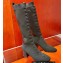 Hermes Fontaine 60 knit boots Top Quality Black