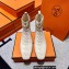 Hermes Duo knit Ankle boots Top Quality White