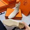 Hermes Duo knit Ankle boots Top Quality White