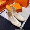 Hermes Duo knit Ankle boots Top Quality White