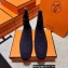 Hermes Duo knit Ankle boots Top Quality Blue