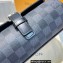 Louis Vuitton 3 Watch Case N41137 Damier Graphite canvas