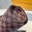 Louis Vuitton 3 Watch Case Damier Ebene Canvas