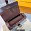 Louis Vuitton 3 Watch Case Damier Ebene Canvas