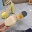 Prada Heel 13cm platform 4cm High-heeled satin sandals Yellow 2022