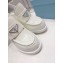 Prada Chocolate high-heeled brushed leather loafers White 2022